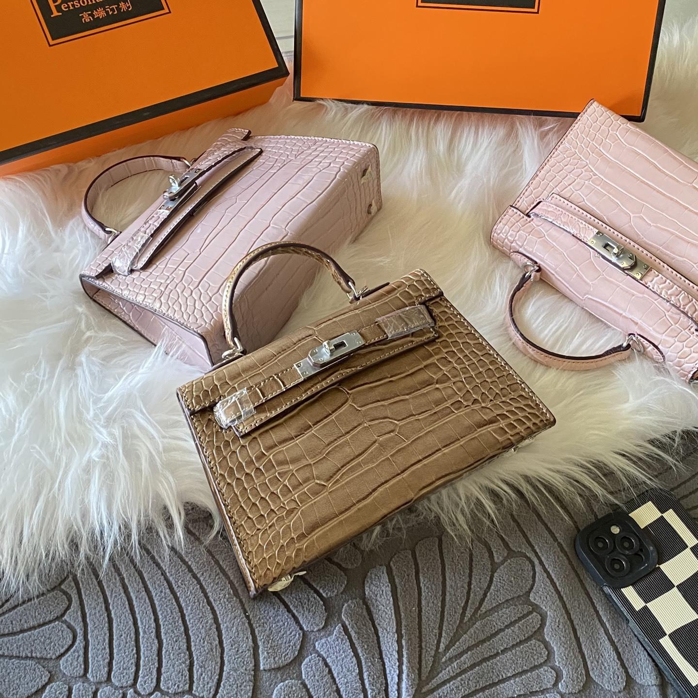 

Новая изысканная женская сумка-мессенджер, маленькая сумка, сумка с тиснением под крокодила, высококлассная мини-универсальная сумочка. 22cm