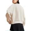 Anta Training Series Solid Color Round Neck Pullover Long Sleeve Sweatshirt Women sweatshirt Light-Gray 962237745-1