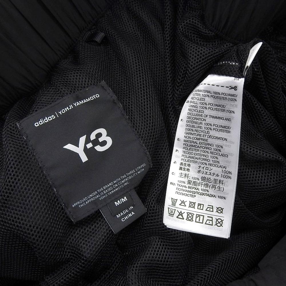 Y-3 3-STRIPES NYLON SHELL PANTS Men's Black M JD5998 Bottoms M blackUsed