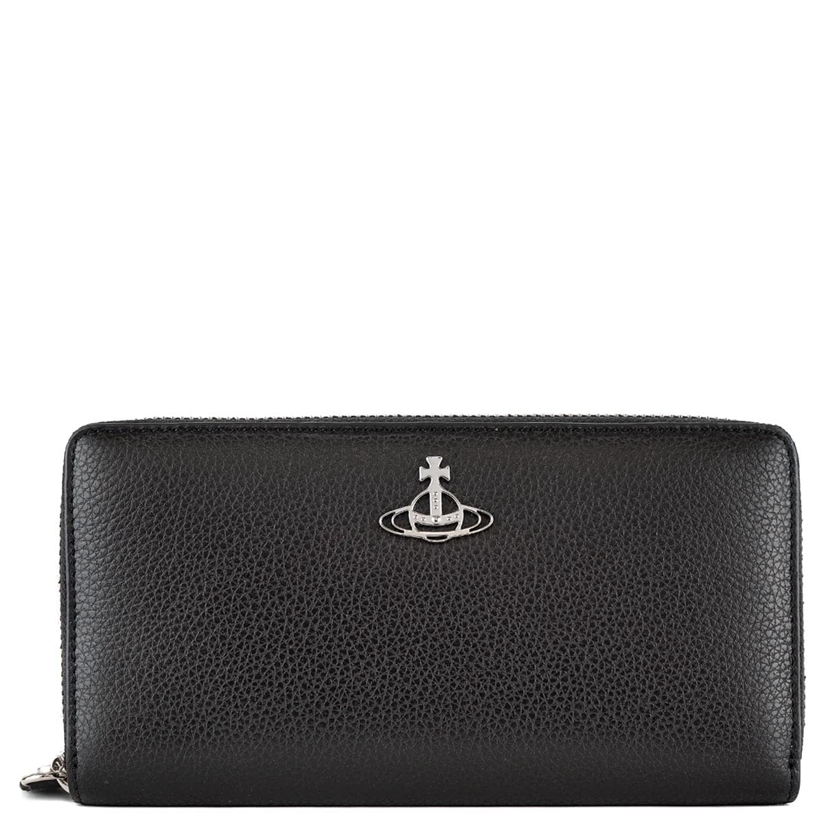 

Vivienne Westwood Long Wallet 51050022 L001J Grain Leather Zip Round Wallet N401LA Black Women s [Used]