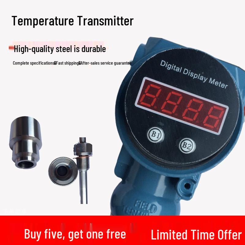 Shangyi SBWZ-2480 Explosion-Proof PT100 Temperature Transmitter with Indicator Head