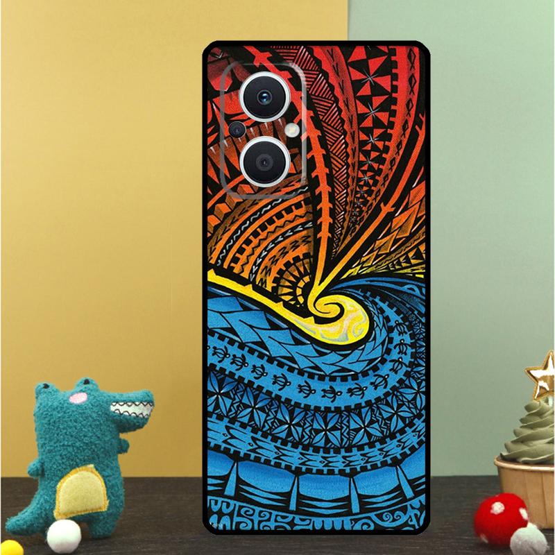 Traditional Hawaiian Island Pattern Case For OPPO Reno 15F 14F 11 12 13 F 14 10 15 Pro 7 8 Lite OPPO Find X5 X6 X8 X9 Pro Cover