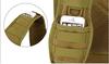 PHOENIX IKKI Ranger Bag with Various Available in 6 Molle Ideal for Overnight and Outdoor Crossbody Camera Brown Pockets, Colors, Camouflage,