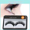 027 Natural Long False Eyelashes Bulk Wholesale 2000 Pairs Handmade Cotton Stem Fake Eyelashes