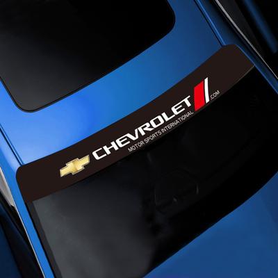 Car Front Rear Windshield Stickers Auto Accessories For Chevrolet CRUZE Spark Captiva Tracker Epica Nubira Malibu Lanos Z71 Sail