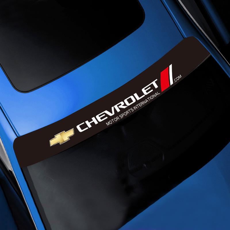 Araba Ön Arka Cam Çıkartmaları Chevrolet CRUZE Spark Captiva Tracker Epica Nubira Malibu Lanos Z71 Sail İçin Oto Aksesuarları