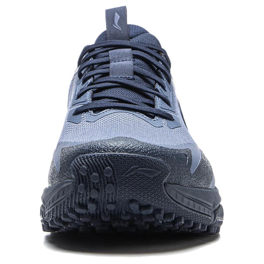 New LiNing Chasing Wind Cushioning Coverage Low Top Trail Running Shoes Men's Dusty Midnight Blue ARSV159-2