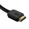 Baseus 3m HDMI 2.0 Kabel - 4K 60Hz, 3D HDR, 18Gbps – Schwarz (Modell: CAKGQ-C01)