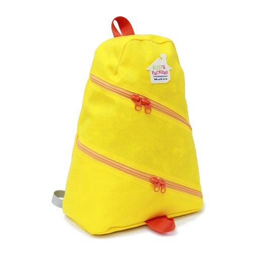 

[Kids Packers] Twist Zip Backpack (M) / yellow x orange