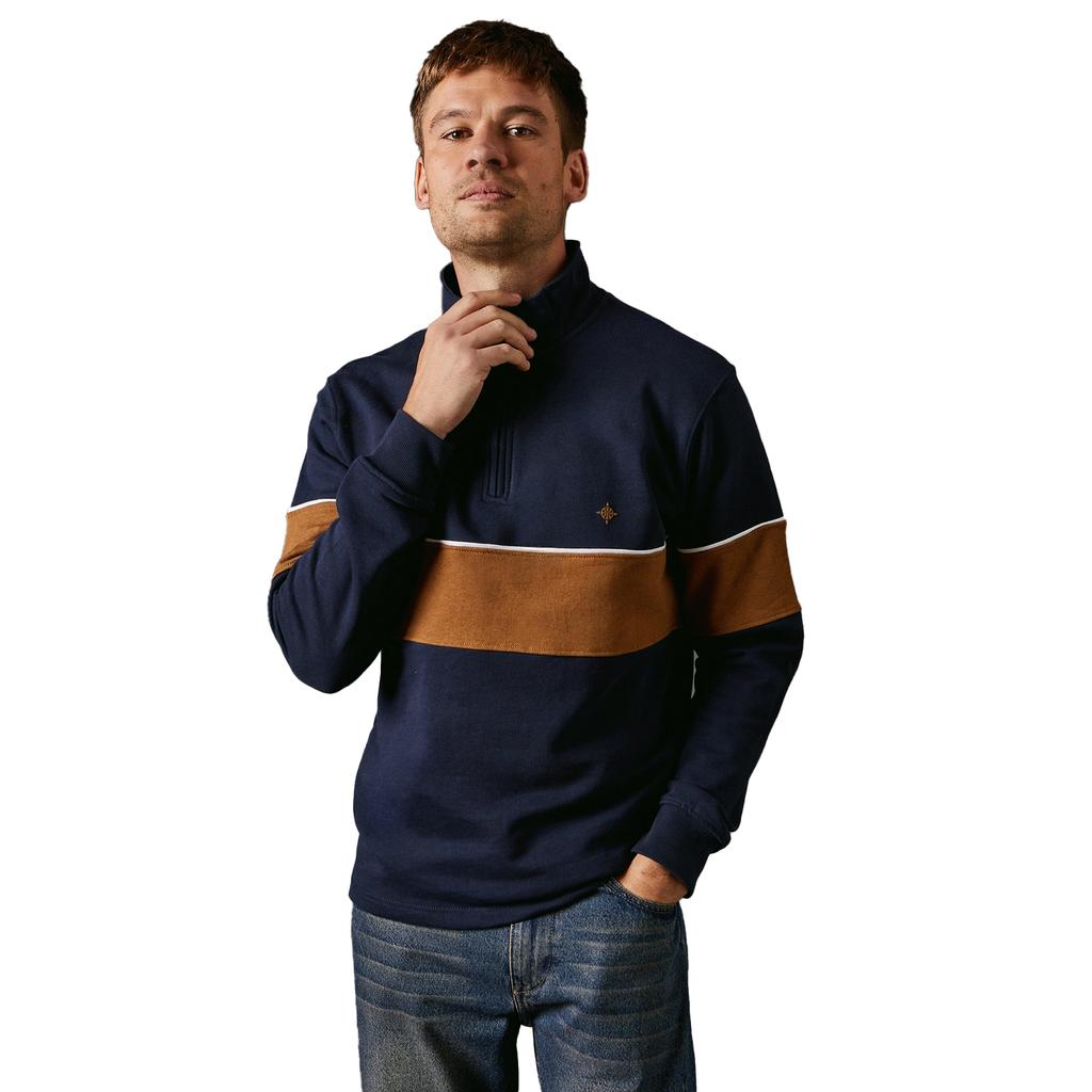 Maine Mens Premium Cotton Cut and Sew Panel Sweatshirt