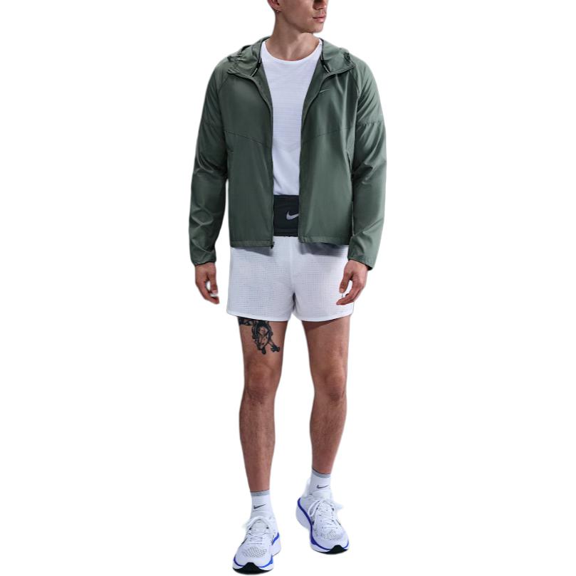 Nike Miler Repel Water-Resistant Woven Hooded Fashion Sports Jacket Men Jacket DD4747-364