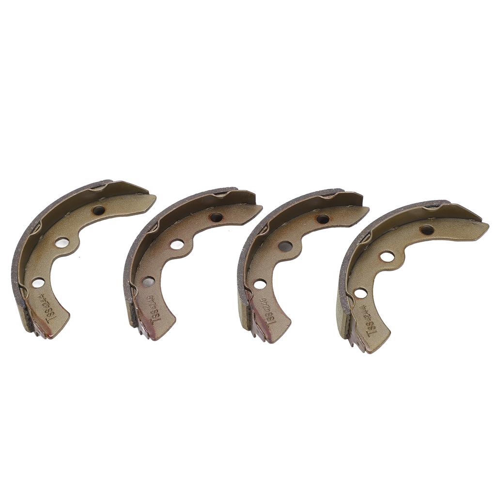 4pcs Brake Shoes Set 101823201 Front Rear Replacement for Club Car DS Precedent 1995‑Up
