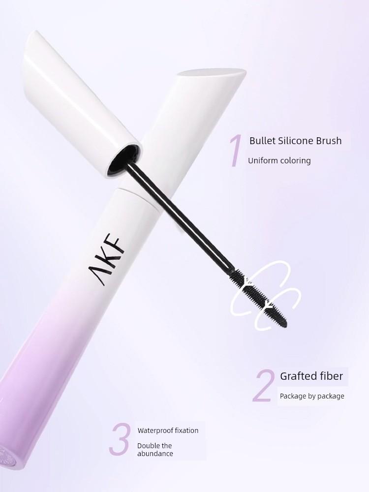 AKF Mascara Female New Arrival Small Waist Waterproof Long Curling Not Smudge Brown Black Official Flagship Store Genuine Goods