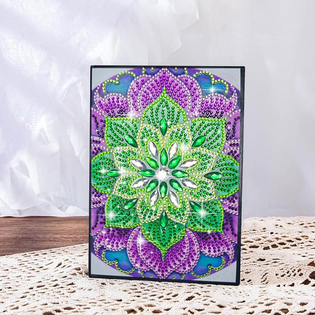Handmade DIY Xian Porcelain Diamond Painting Notebook: Creative Educational Toy & Gift for Elementary Students, Teachers, and Kids with Stickers