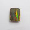 Lab Created Doublet Opal 7.55 Ct Emerald Cut Stunning Certified Loose Gemstone