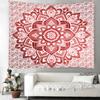Indisches Mandala Boho Wandbehang Sandfarbener Teppich Campingzelt ReiseMatratze Bohemian Schlafmatte Wandteppiche