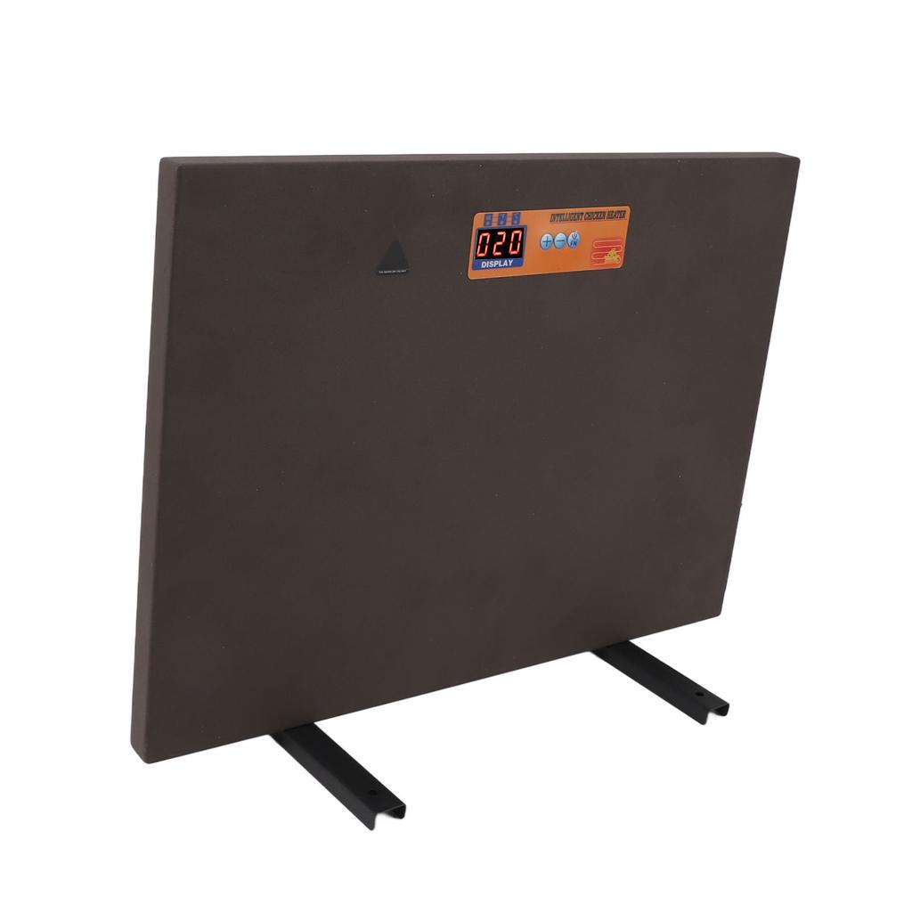Chicken Coop Heater Brown Manual Control 150W 4 Modes Digital Display Timer Function Anti Dumping