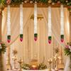 1/3Pcs White Floral Artificial Jasmine Garland Plastic Lotus Bud Garland  Wedding Decor