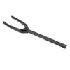 Mountain Bike Carbon Fiber Front Fork Folding Bike Fork 16in 305 Flat Disc C Brake Straight Tube Quick Release 3K Glossy