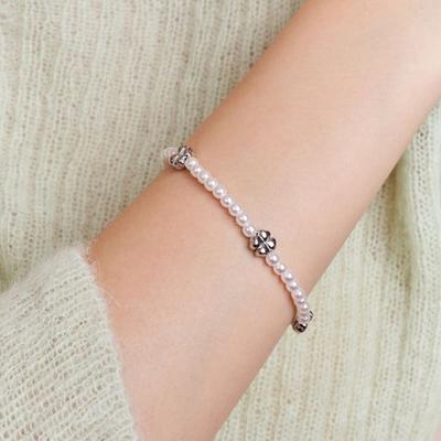Happiness Clover Pearl Bracelet