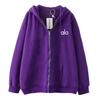 Cross-border Embroidered Zipper Hoodie with Drop Shoulder and Kangaroo Pocket