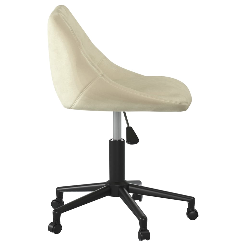 Dining Room Chair Swivel Cream Velvet