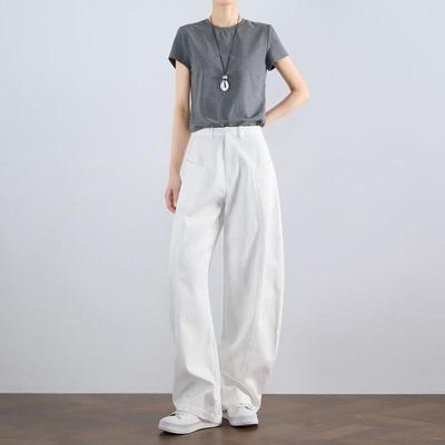 SOFSIL Women's High-Waist Loose Wide-Leg Casual Pants