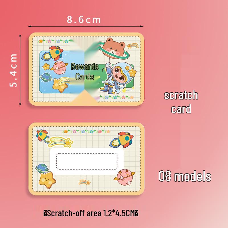 DIY Scratch-off Reward Cards for Inspiring Student Growth