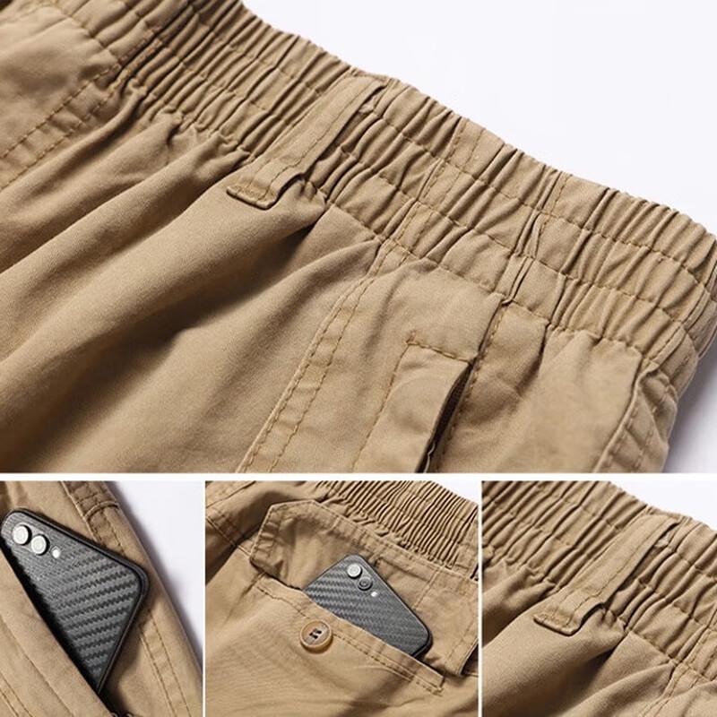 JEEP SPIRIT Men's Straight-Leg Casual Outdoor Pants