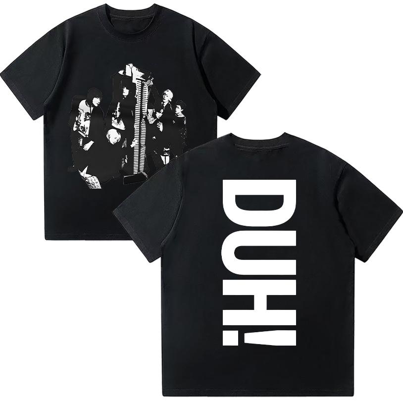 

P1Harmony 2025 Мини-альбом DUH Графические футболки Хлопковые топы с коротким рукавом Мужская одежда Подарок для фаната P1Harmony Одежда Унисекс M