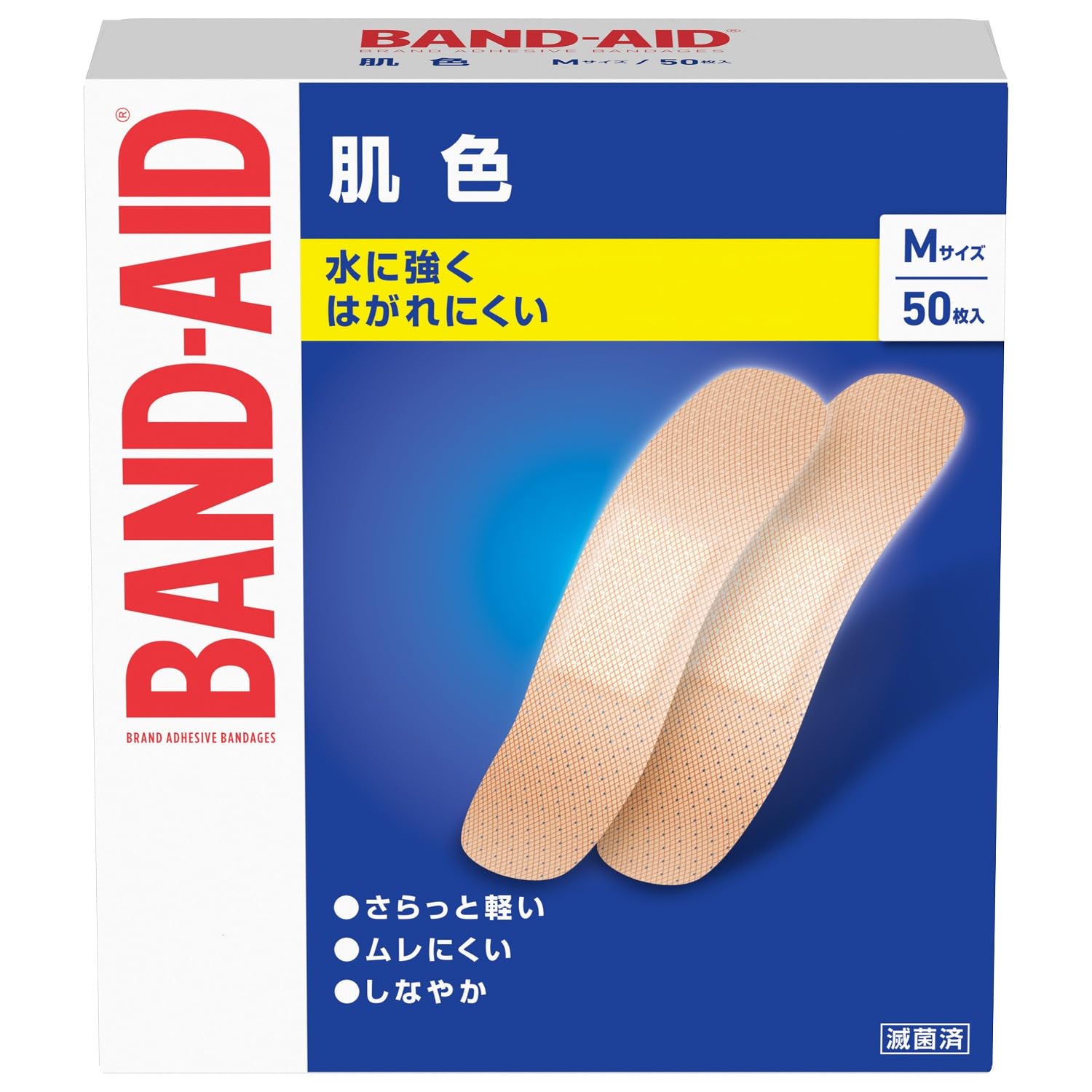BAND-AID skin color type emergency bandages M size 50 pieces