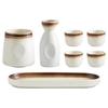 Sesamgold Keramik Warmes Sake-Set