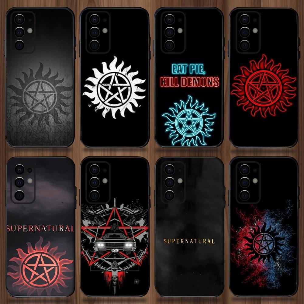 S-Supernatural TV Phone Case For Samsung Galaxy A13,A21s,A22,A31,A32,A52,A53,A71,A80,A91 Soft Black Cover
