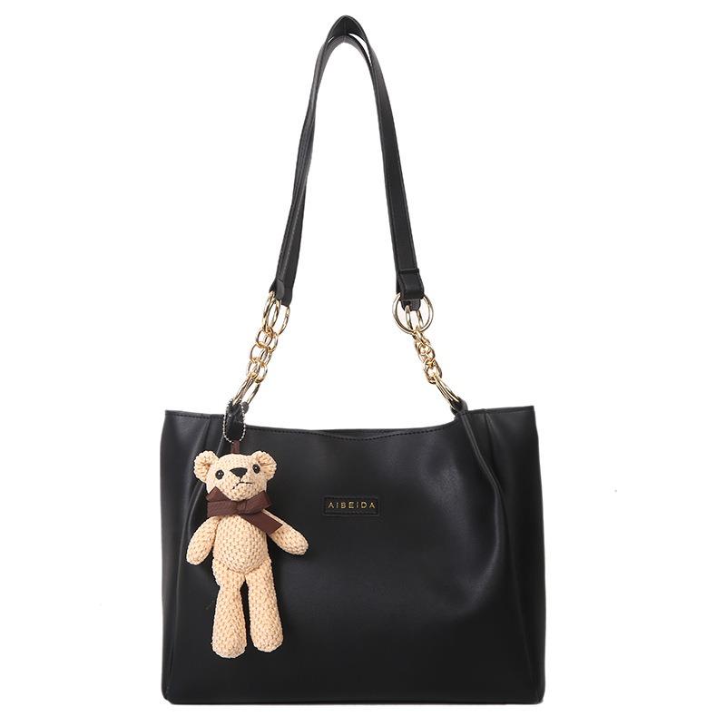 

College students class tote bag women s new trendy shoulder bag large capacity fashionable versatile commuter bag women