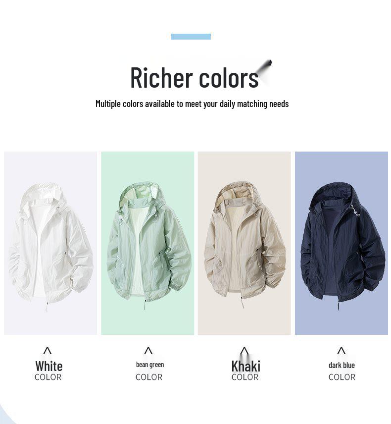 High-Quality UV Protection Summer Sports Clothing for Couples - Breathable and Large Size for Outdoor Activities