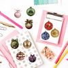 500PCS Christmas Ball Sticker Roll Retro Art Stickers for Phone Skateboard Motorcycle Coffee Cup Dorm DIY Decor