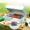 Portable Dual Purpose BBQ Grill Heating Stoves with Handle Camping Barbecue Grill Rack Net Firewood Stove Ironwork BBQ Grill