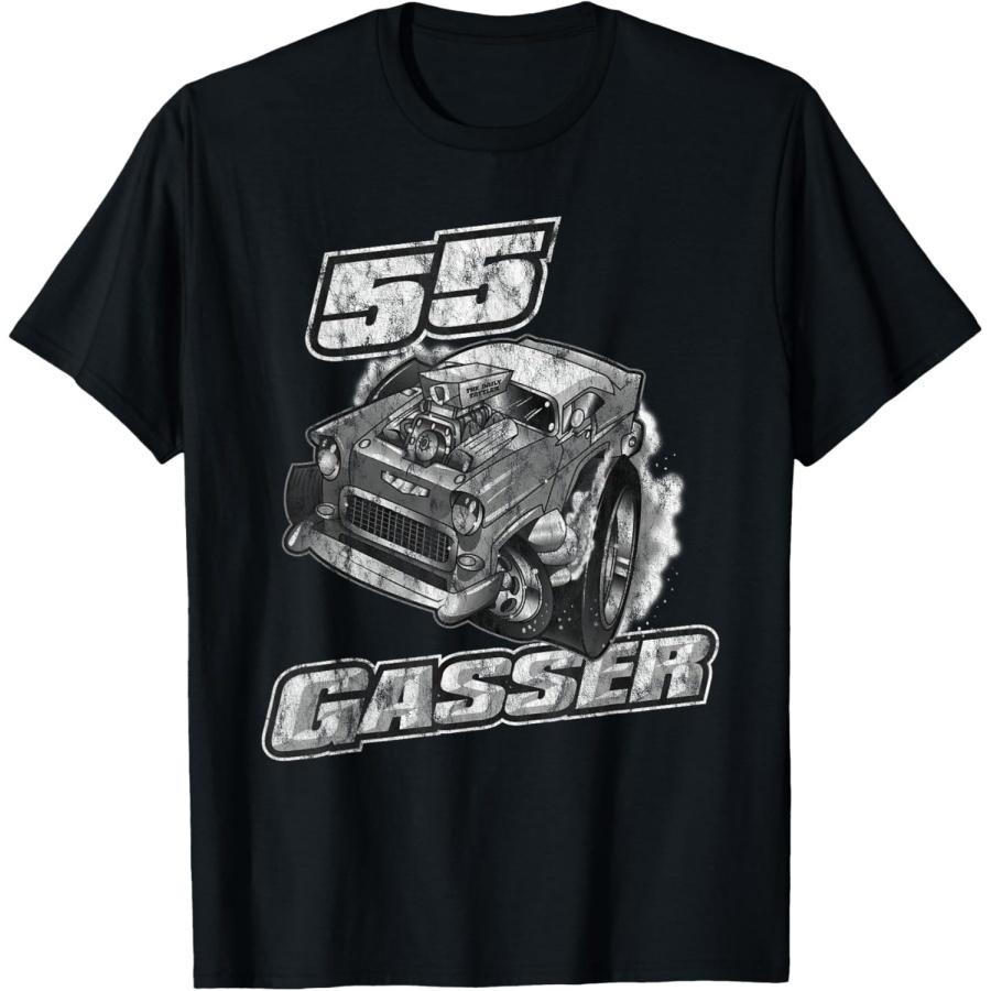 55 Gasser Vintage Distressed Look Hot Rod T-Shirt T-Shirt XXXXXL