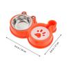 Automatic Cat Water Dispenser Combined with Food Bowl for Storage 3Pcs