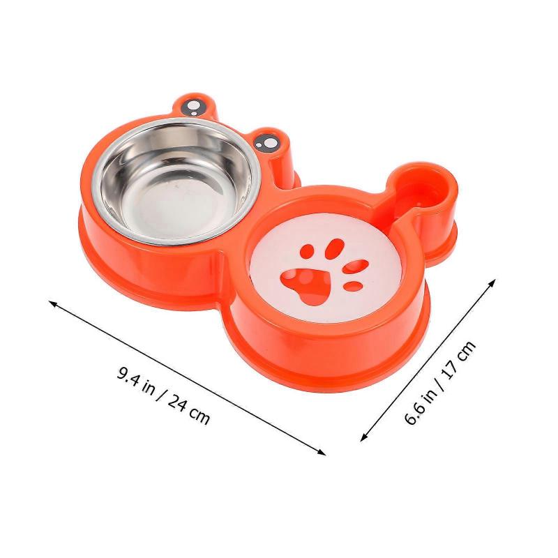 Automatic Cat Water Dispenser Combined with Food Bowl for Storage 3Pcs
