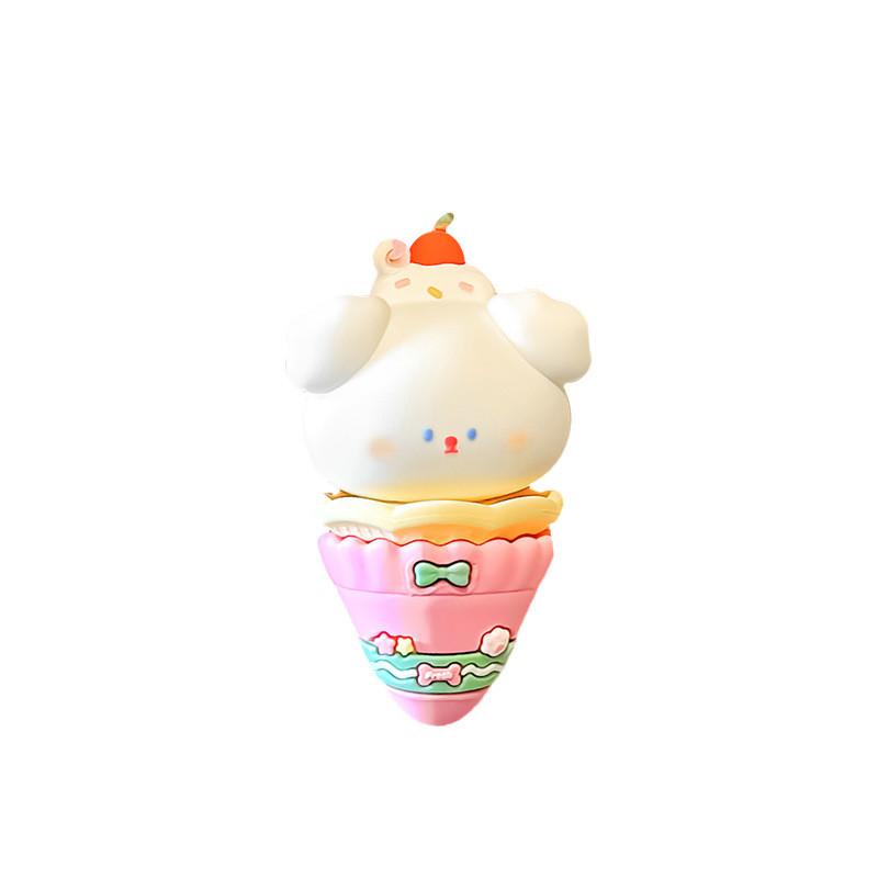 Puppy Resin Cute Candy Cone Cartoon Keychain Pendant For Backpack And Gift