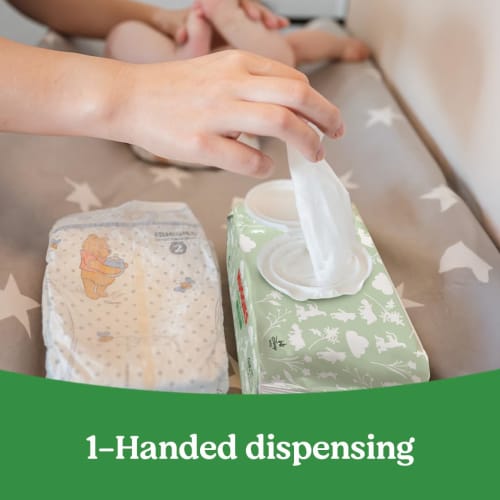 Sensitive Baby Wipes, Huggies Natural Care Baby Diaper Wipes, Unscented, Hypoallergenic, 99% Purified Water, 3 Refill Packs (624 Wipes Total) Packagin