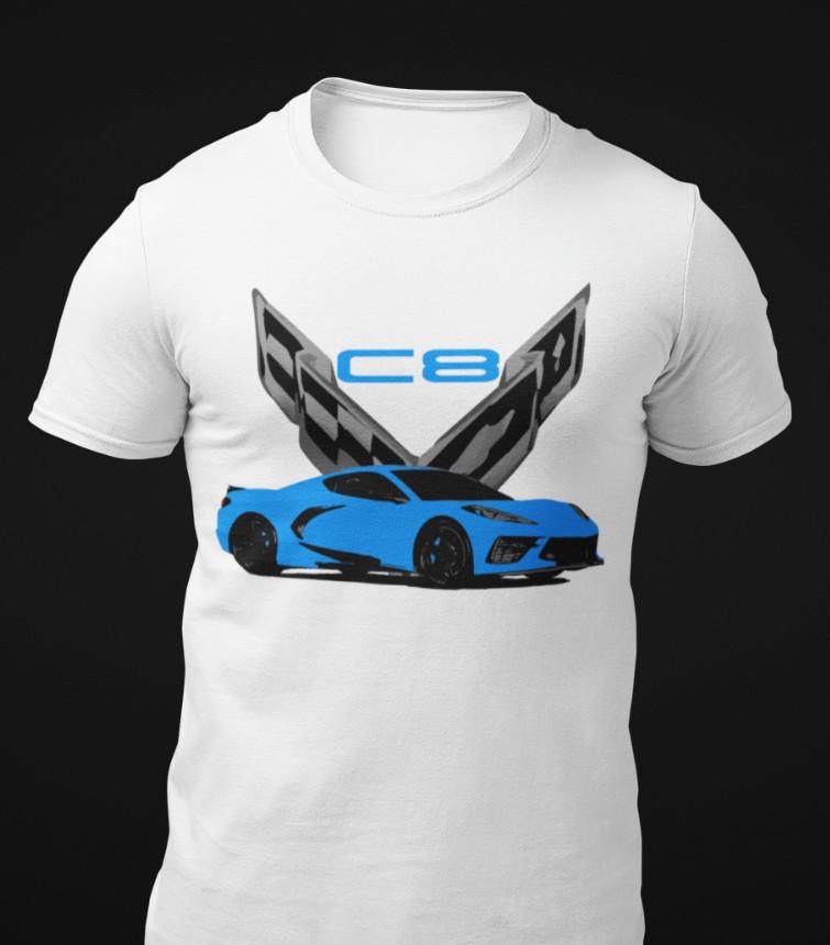 1969 GT500 Classic Muscle Car T-Shirt – Vintage Fastback Graphic Tee L