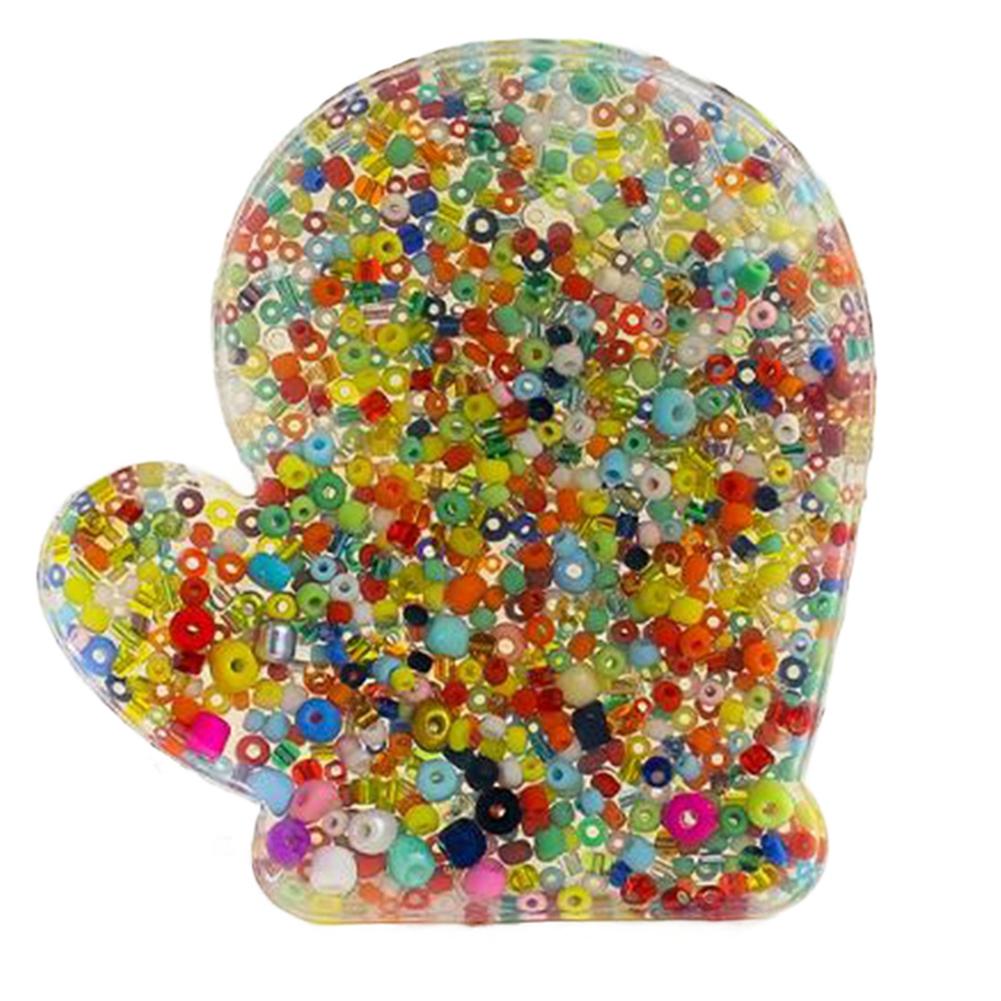 For Stress Relief Silicone Fidget Picking Pad with Assorted Beads for Sensory Stimulation and Anxiety Reduction on