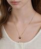 Tatiana (Silver 925) Acorn Stone Pendant Necklace Nz2523 Onyx