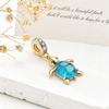 NEW Gold Plated Charm Beads & Pendants Set for European Bracelets Women Fashion Zircon Starfish Axolotl Cross Charms DIY Jewelry