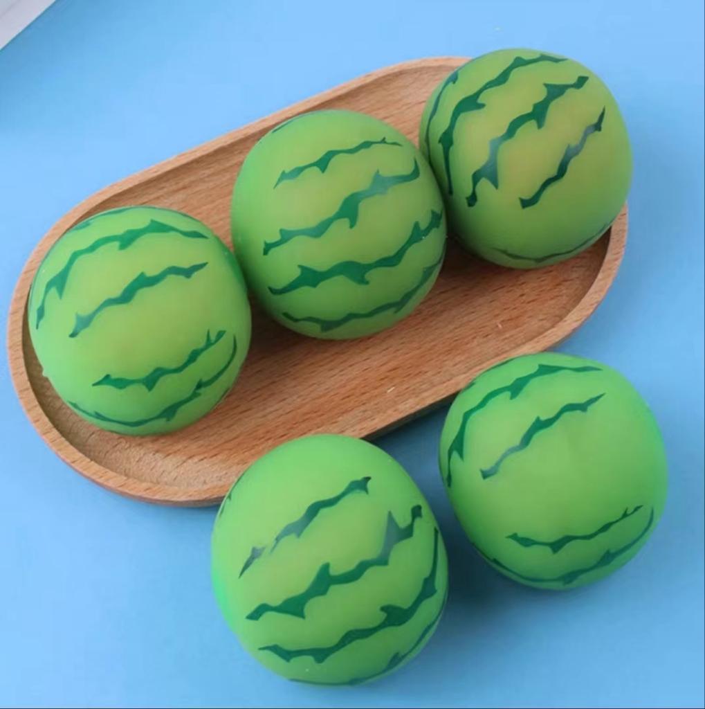 Summer Cool Cute Simulation Mini Color Change Small Watermelon Kneading Stress Relief Toy Spoof Surprise Gift Healing Decoration