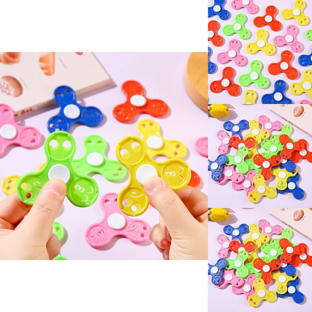 Creative Expression Bearingless Plastic Fingertip Gyroscope Children Toy For Stress Relief And Focus