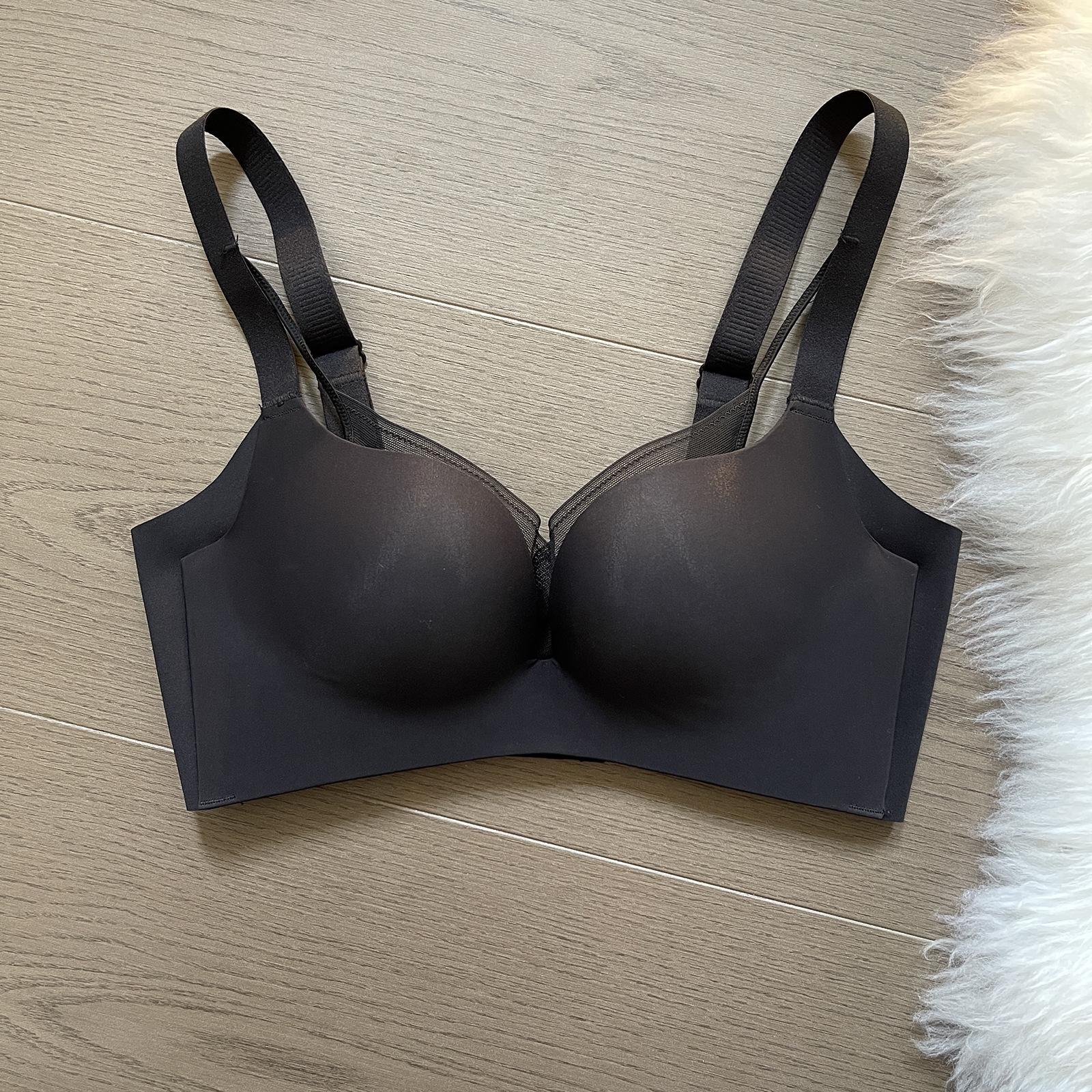 

Бесшовный легкий хлопковый мягкий бюстгальтер для маленькой груди - Без косточек, Поддержка против провисания 34/75AB