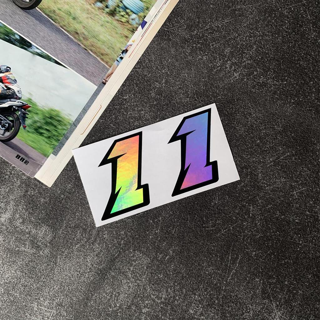 Weiße reflektierende JDM Autoaufkleber wasserdicht DIY dekorative Abdeckung für Motorrad